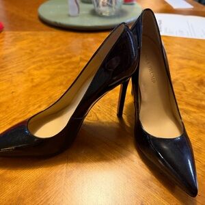 Ivanka Trump Glossy Black Heels